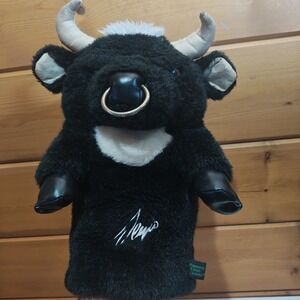 Sergio Garcia Golf Club Cover Bull Pro Nose Ring Horns 12" Winning Edge Designs